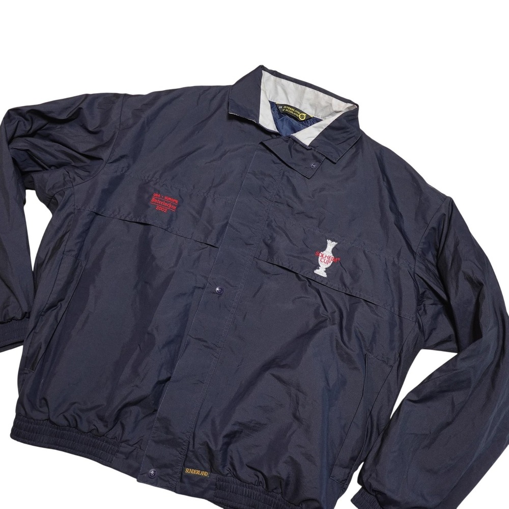 Solheim Cup Interlachen Jacket Mens 2XL Blue Golf Sunderland Of Scotland 2002